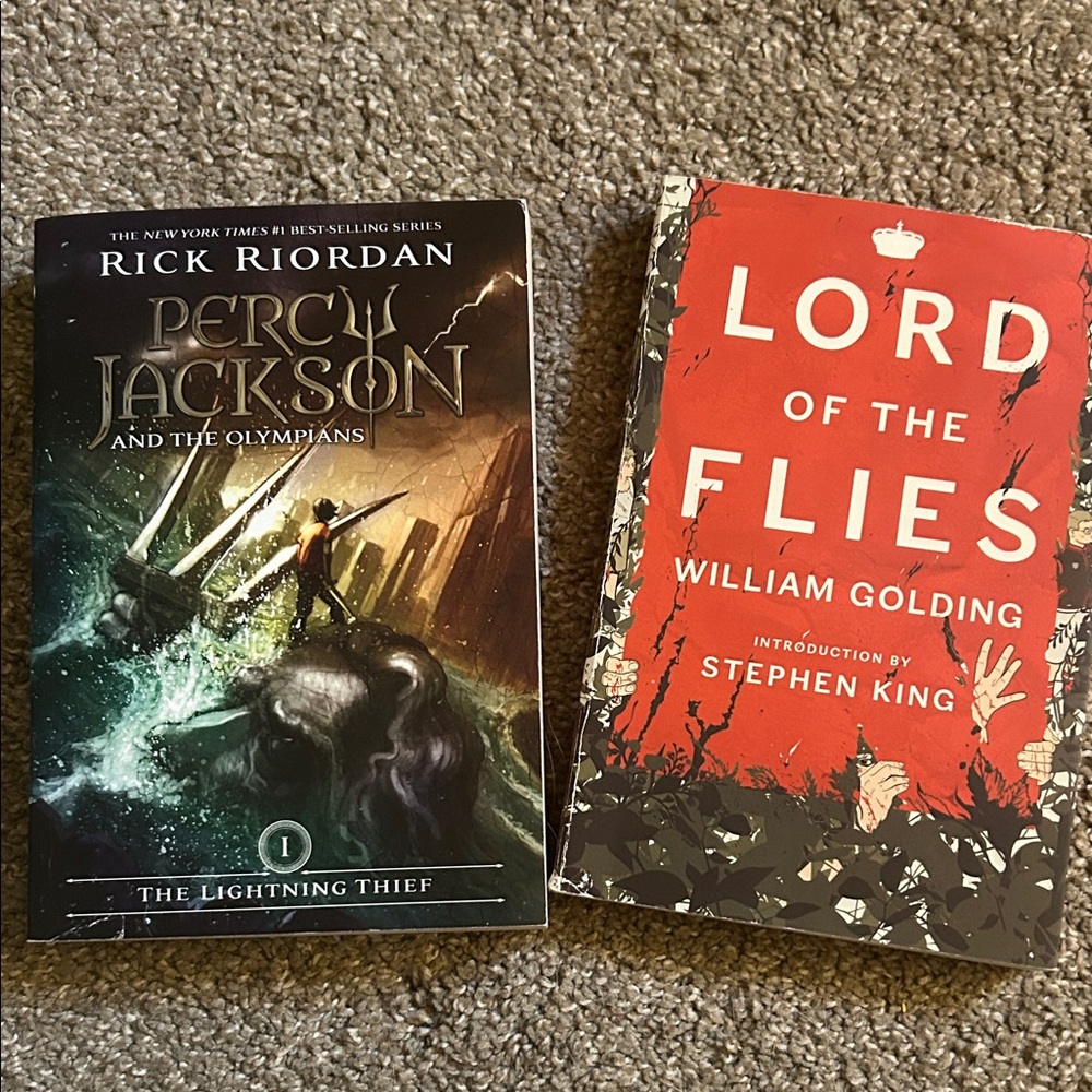 Percy Jackson and Lord of the Flies Book Set